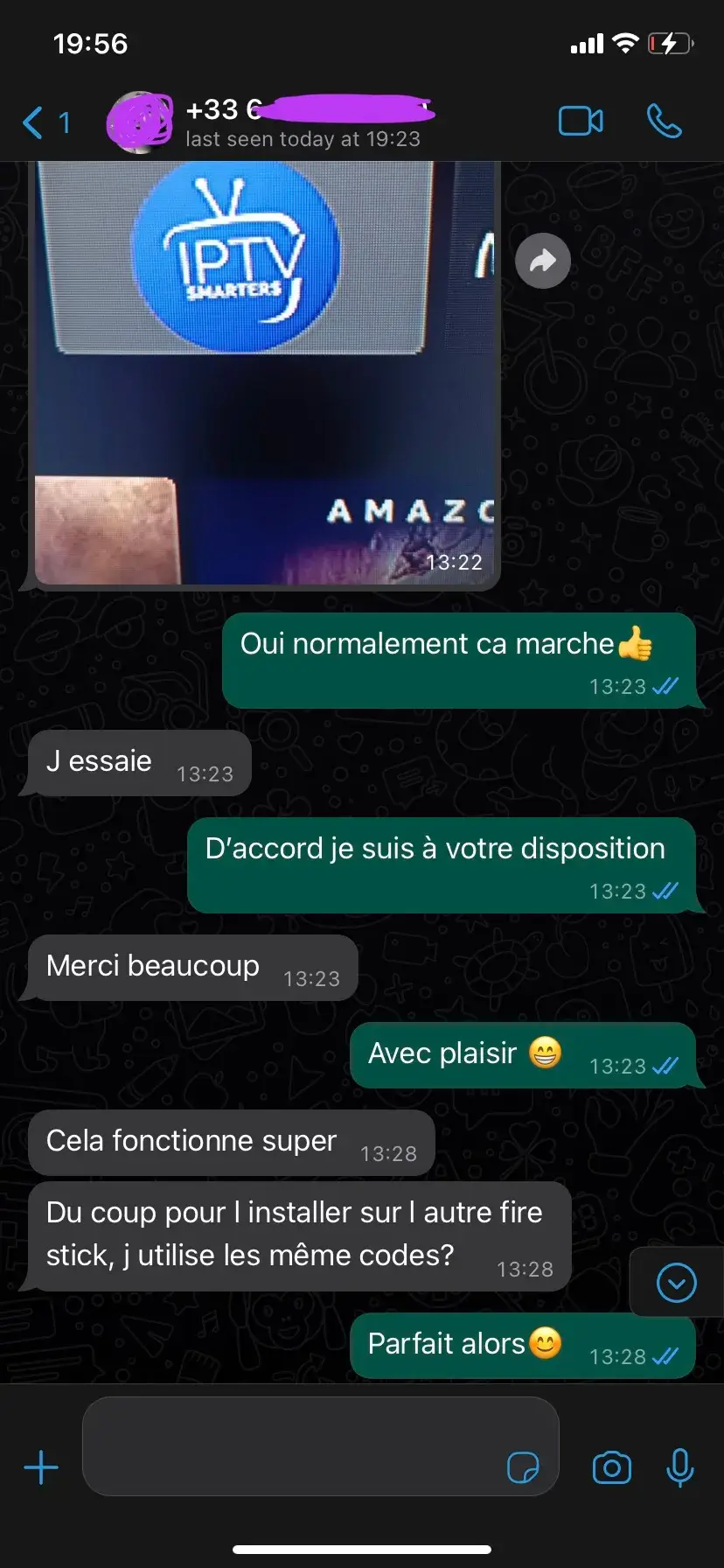 Avis client WhatsApp 3